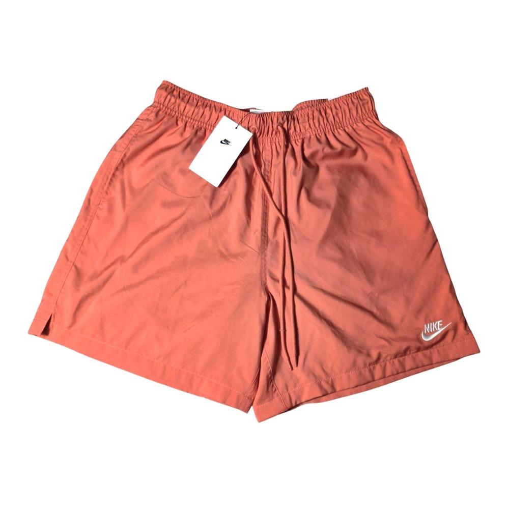 Nike Club Woven Flow Shorts Men's Small S Magic Ember Coral Lined NWT FN3307-814